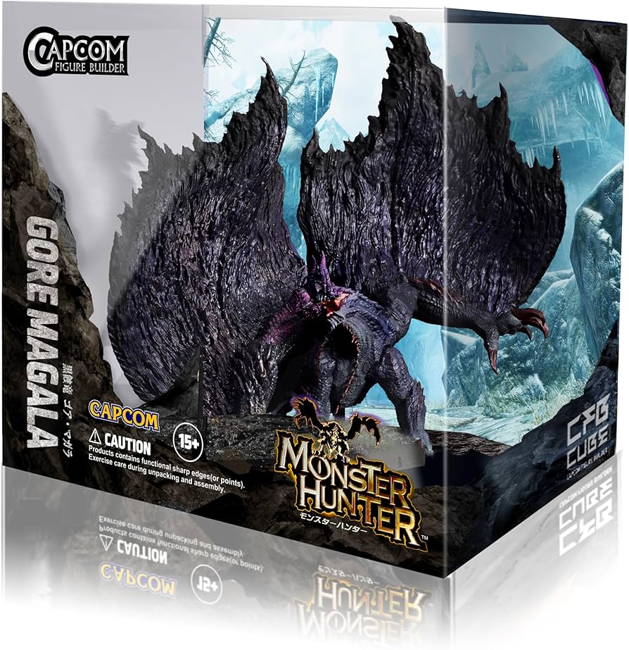 Amazon | CAPCOM FIGURE BUILDER CUBE MONSTER HUNTER 黒蝕竜 ゴア