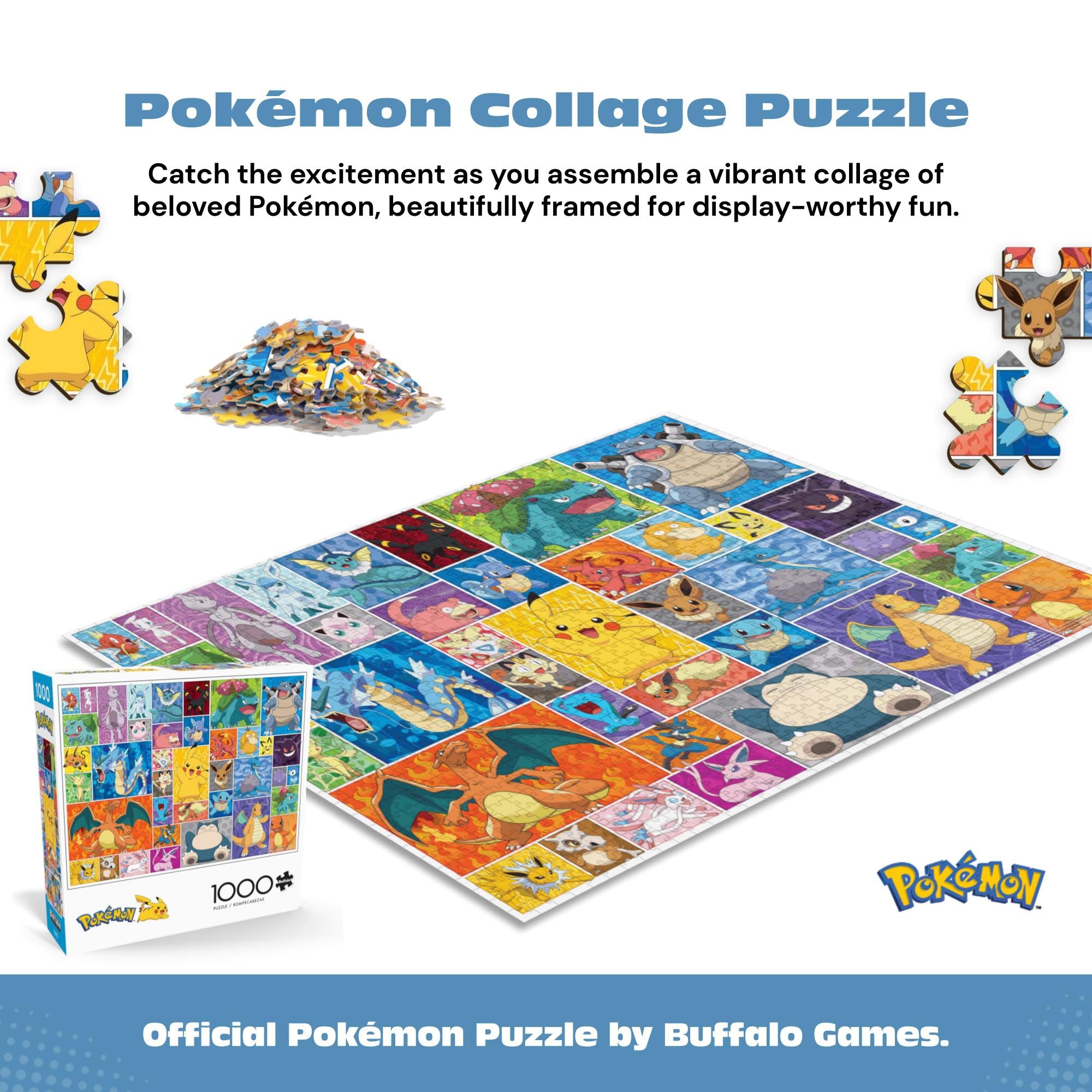 Amazon | Buffalo Games - ポケモン - フレーム - 1000ピース