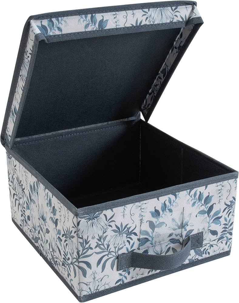 Amazon.com: Laura Ashley Medium Storage Box | Dimensions: 11