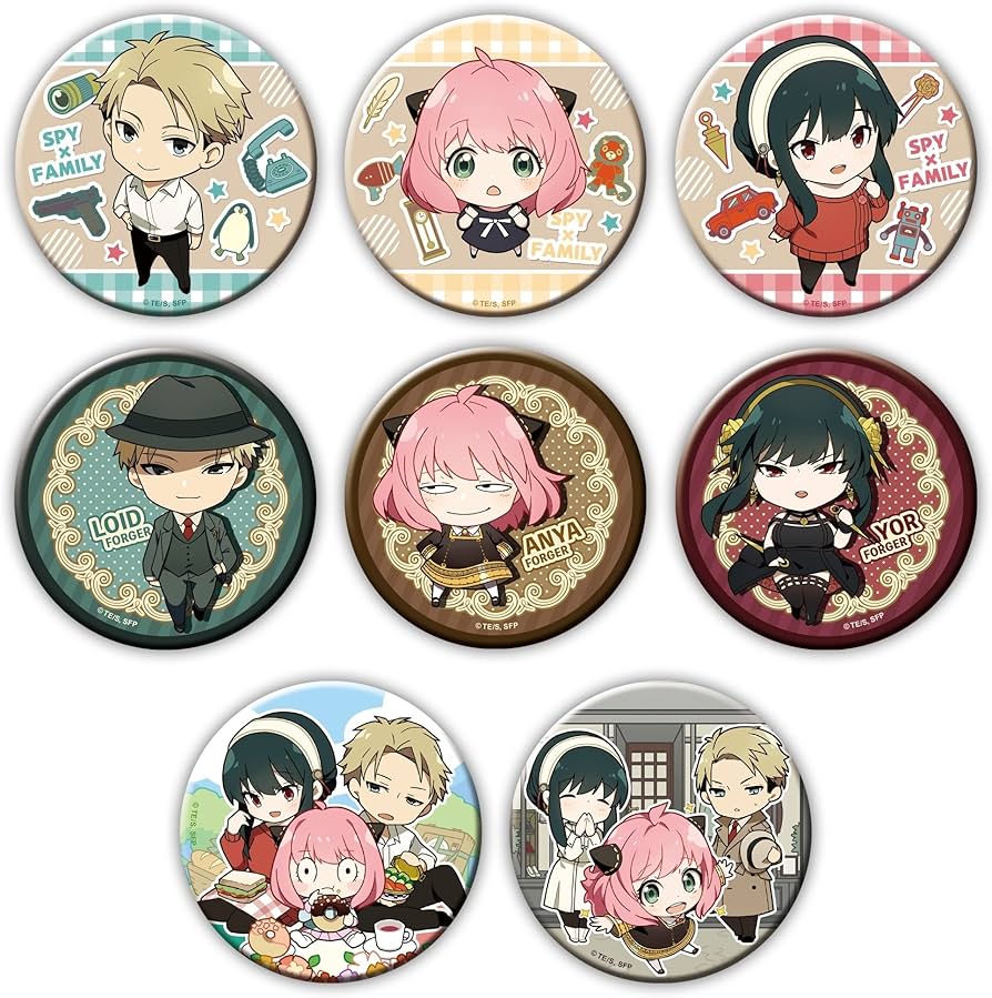 Amazon | SPY×FAMILY 缶バッジ＋76 BOX | バッジ | おもちゃ