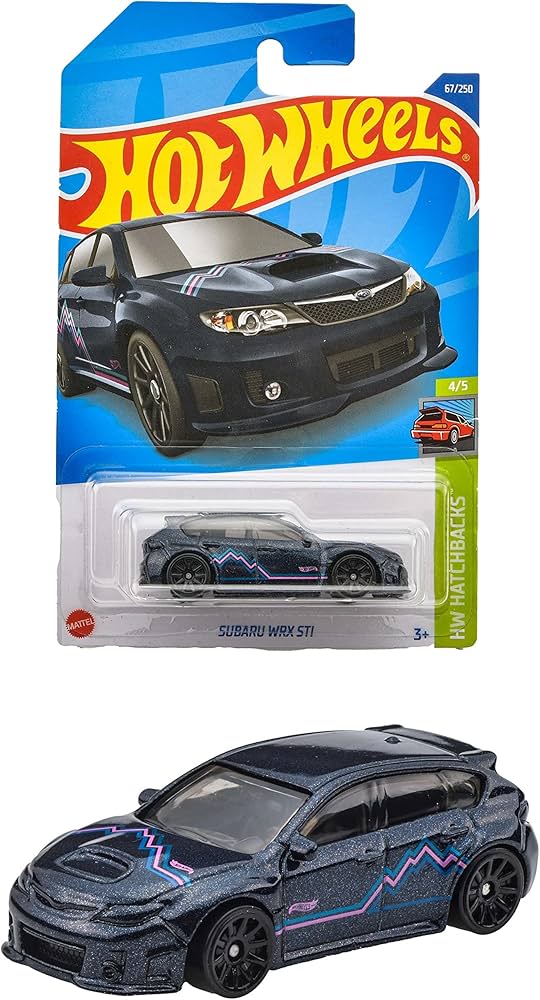 Amazon | ホットウィール(Hot Wheels) ベーシックカー スバル WRX STI
