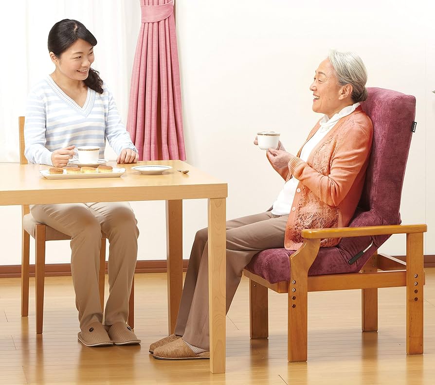 Amazon.co.jp: フランスベッド 背中が曲がった人向けの椅子 高座椅子