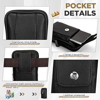 Amazon.com: Zhengmy 2 Pcs Portable Lock Metal Pocket with Waist