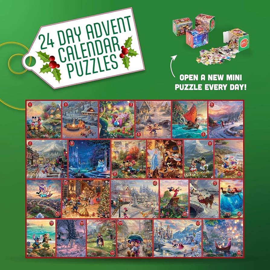 Amazon | Ceaco トーマス・キンケード ディズニー 24日間のアドベント