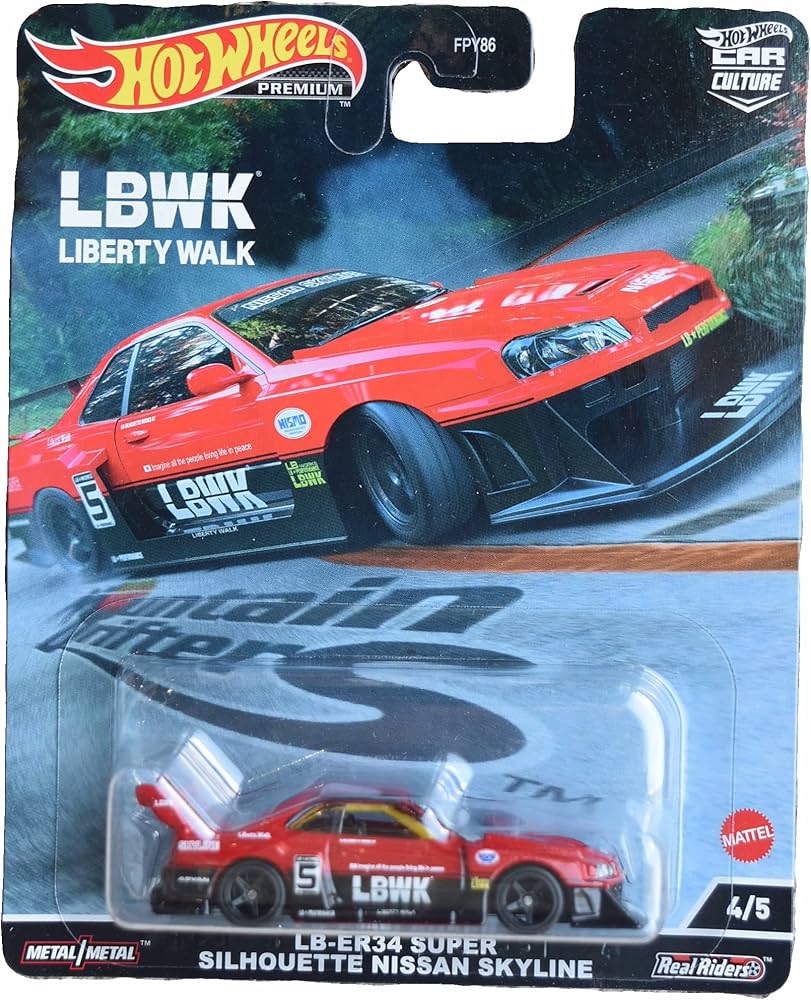 Hot Wheels LB-ER34 Super Silhouette Nissan Skyline, Mountain