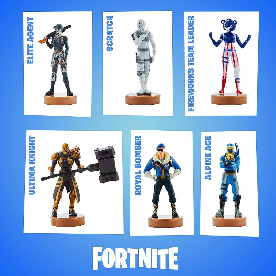 Amazon.co.jp: Fortnite Toys – 本物のアクションフィギュア スタンプ