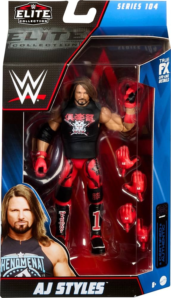 Amazon.co.jp: Mattel WWE AJ スタイル エリートコレクション