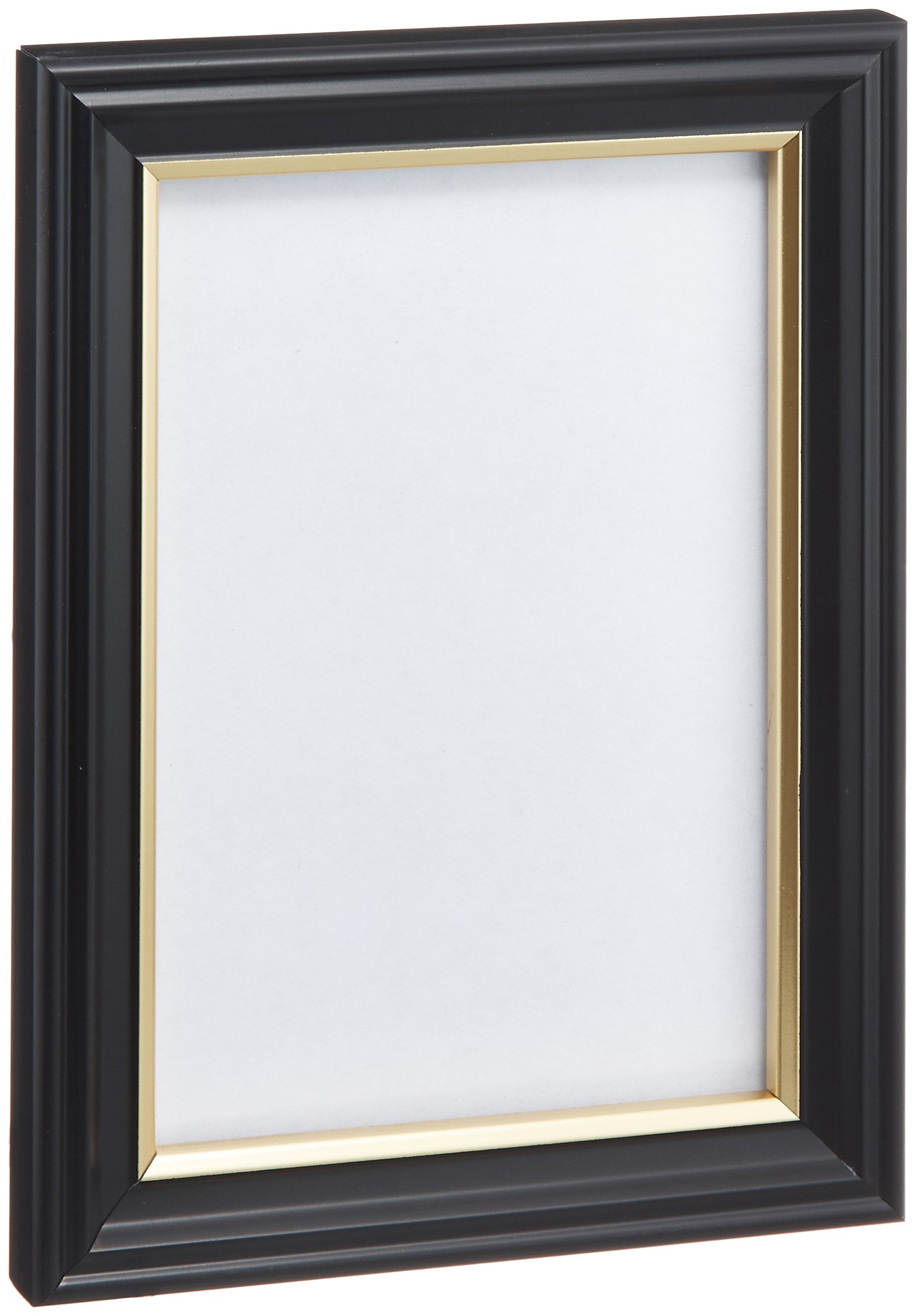 Amazon | FUJICOLOR 額縁 肖像額 [ 無反射ガラス ] L 木製 ブラック