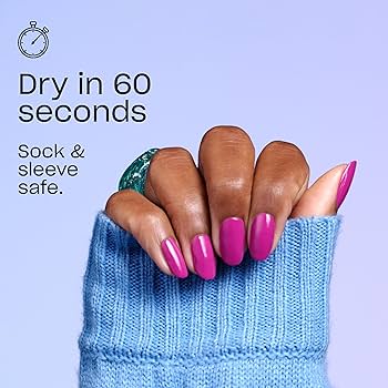 Amazon.com: OPI RapiDry ASAPink | Opaque Bright Pink Crème Quick