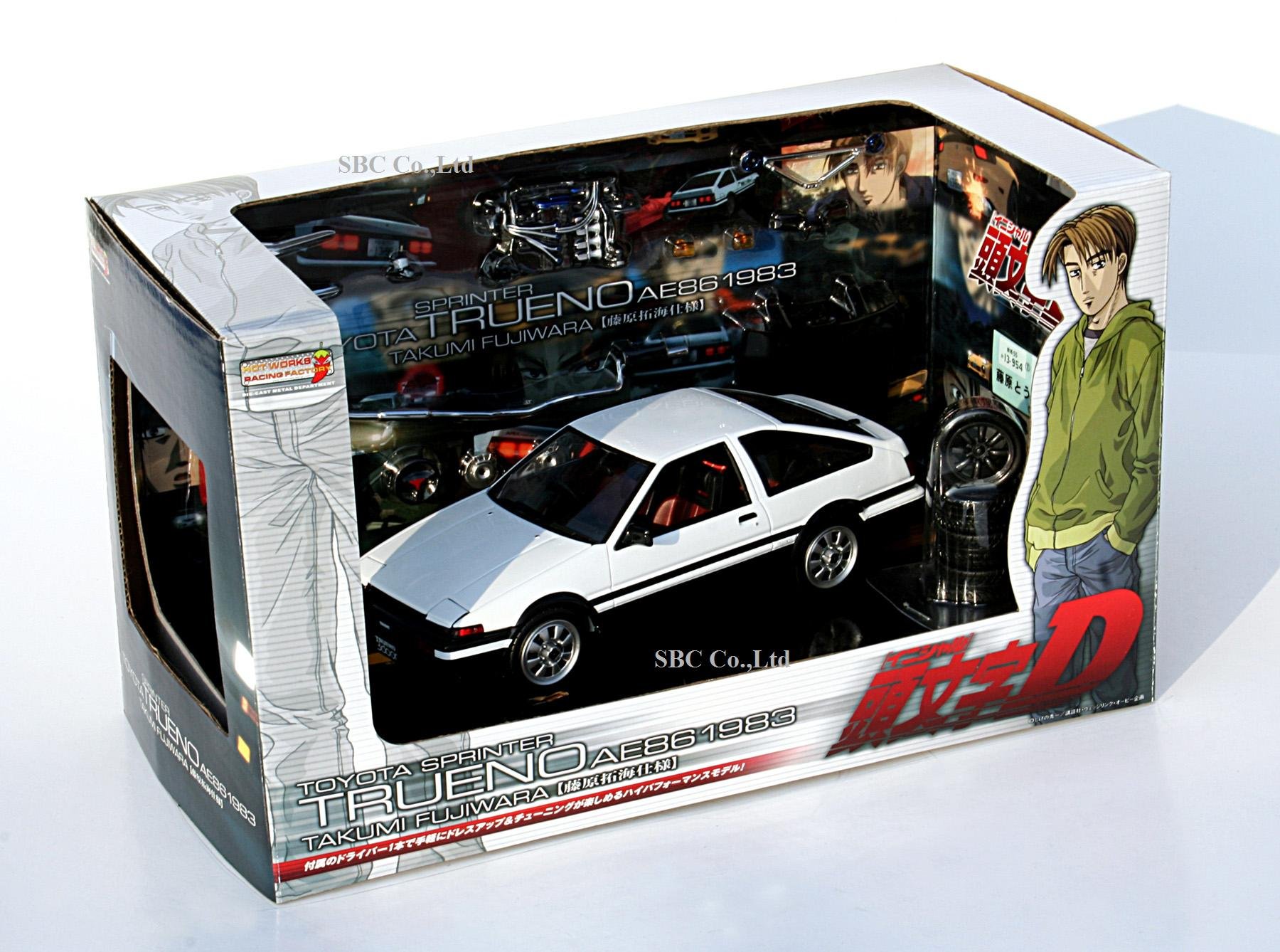 Amazon | ホットワークス 1/24 頭文字Dシリーズ AE-86 トレノ 藤原拓海