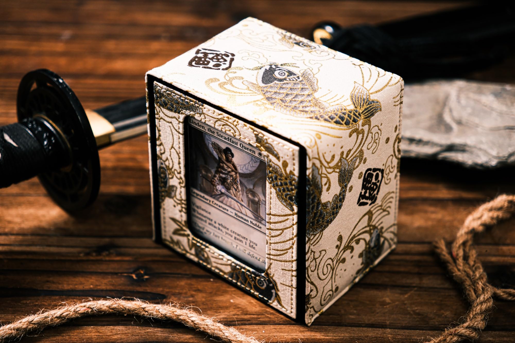 Amazon.com: KakapopoTCG The Shogun Deckimono: a Kimono Deck Box
