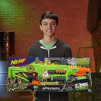 Amazon.com: Nerf Revoltinator Zombie Strike Toy Blaster with