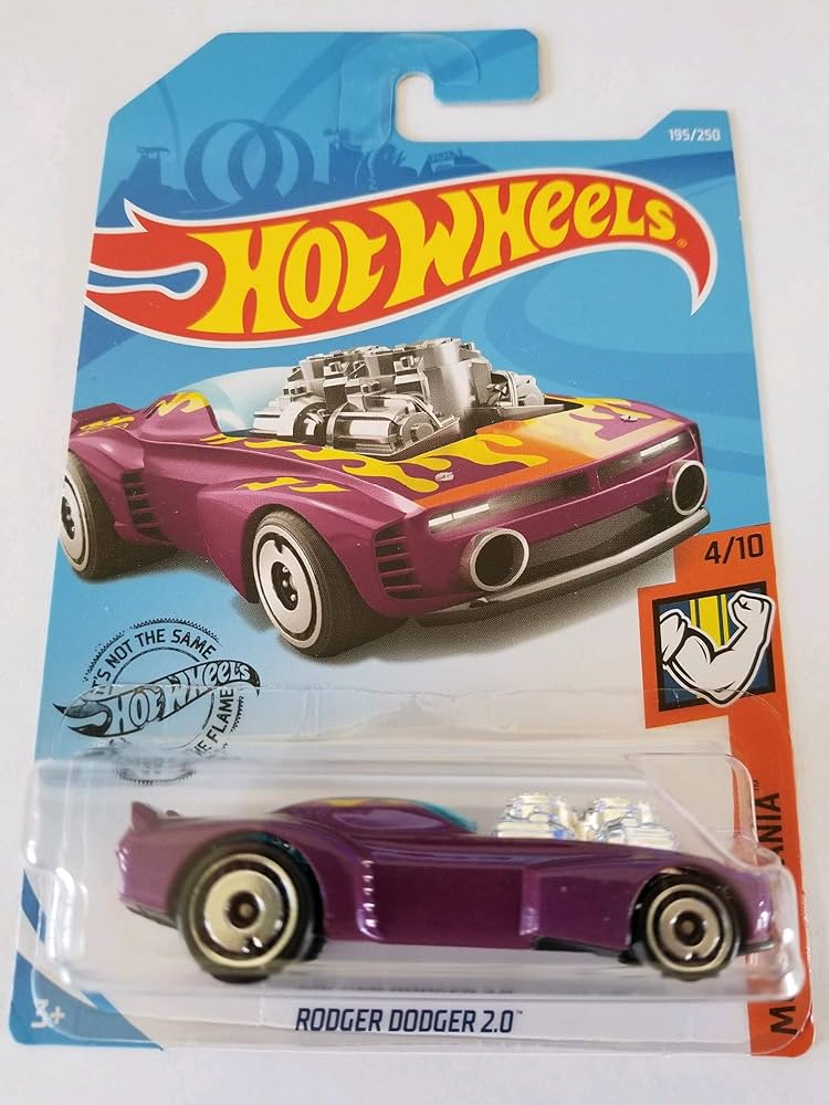 Amazon.com: Hot Wheels Rodger Dodger 2.0 Muscle Mania 4/10 : Toys
