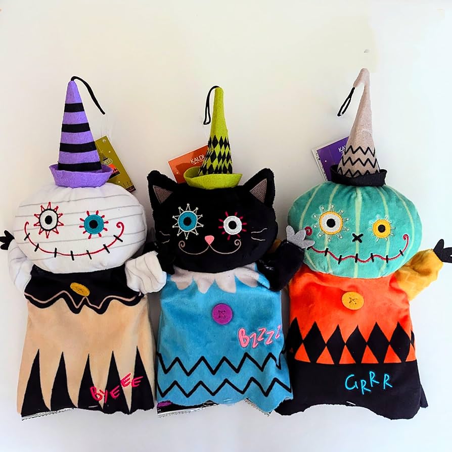 Amazon.co.jp: KALDI カルディ 2024 ハロウィン パペット3点セット