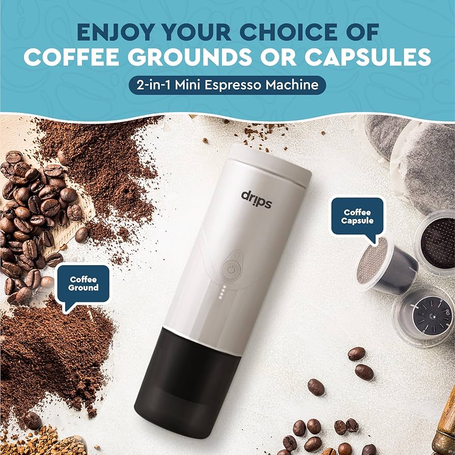 Amazon.com: drips Portable Electric Espresso Machine with 3-4