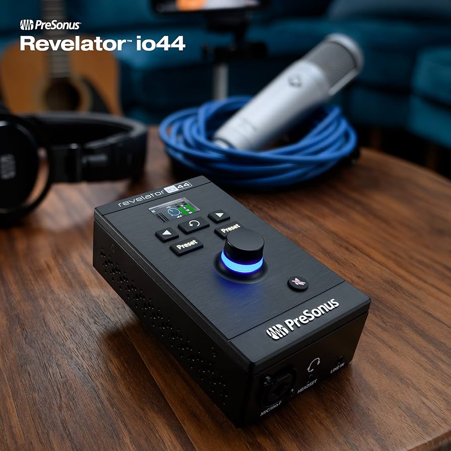 Amazon.com: PreSonus Revelator io44 USB-C Audio Interface for