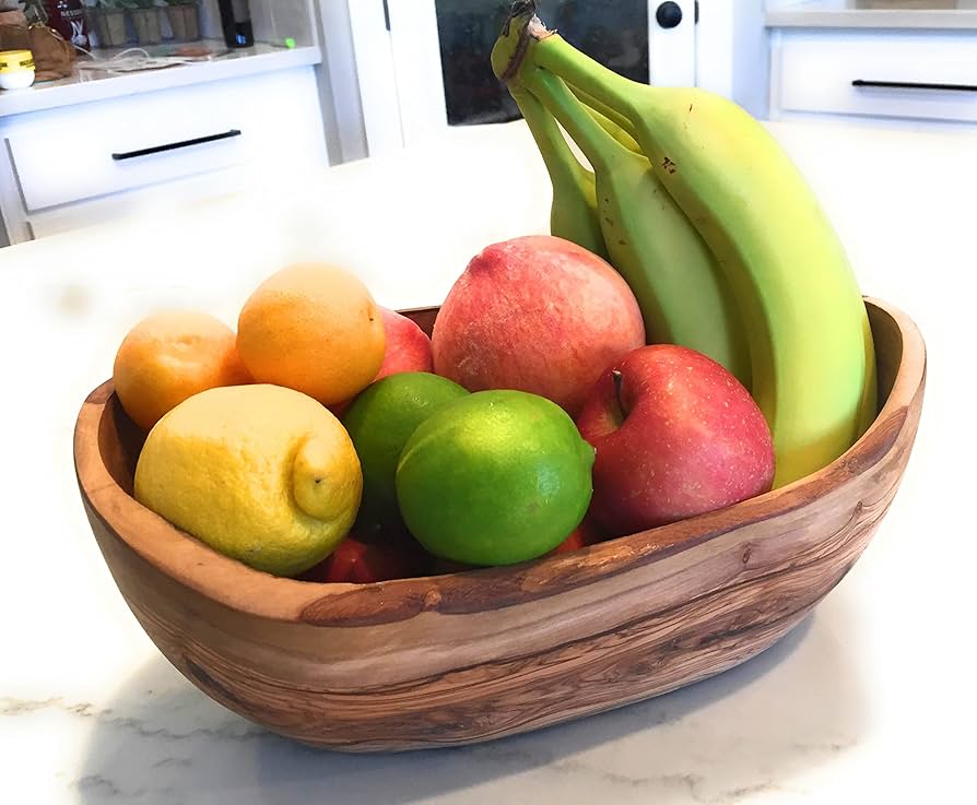 Amazon.co.jp: Orchard Hardwoods 30.48cm 素朴な楕円形の職人オリーブ