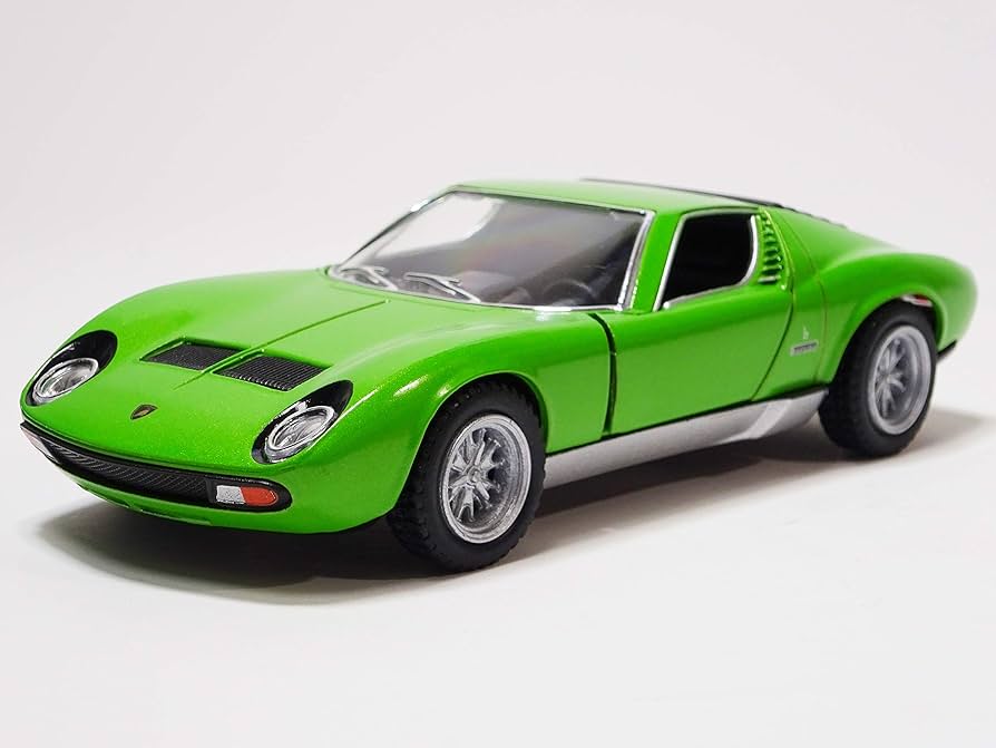 Amazon | キンスマート ランボルギーニ ミウラ P400 SV グリーン 1/34