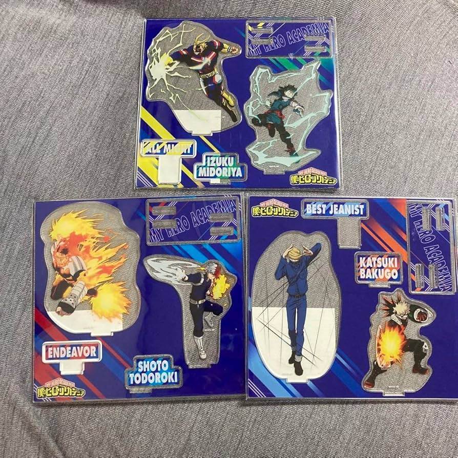 Amazon.co.jp: 僕のヒーローアカデミア アクリルスタンドセット その