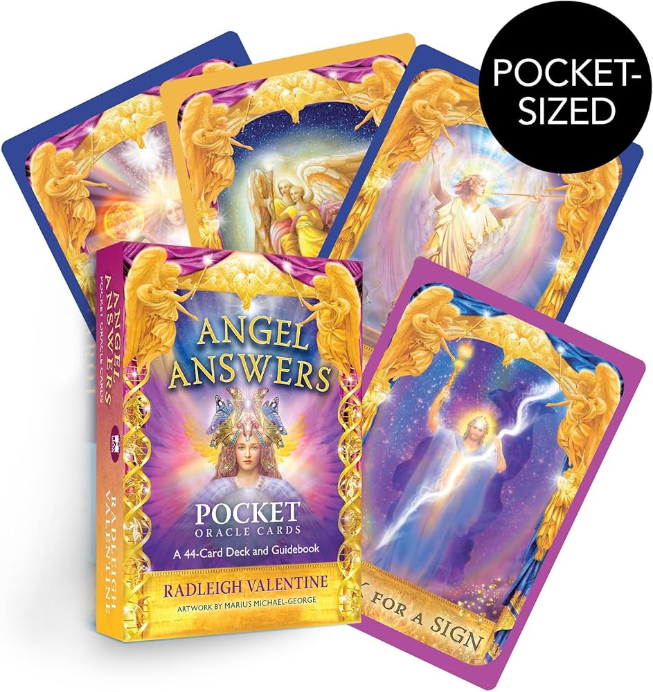 Angel Answers Pocket Oracle Cards: A 44-Card Deck and Guidebook