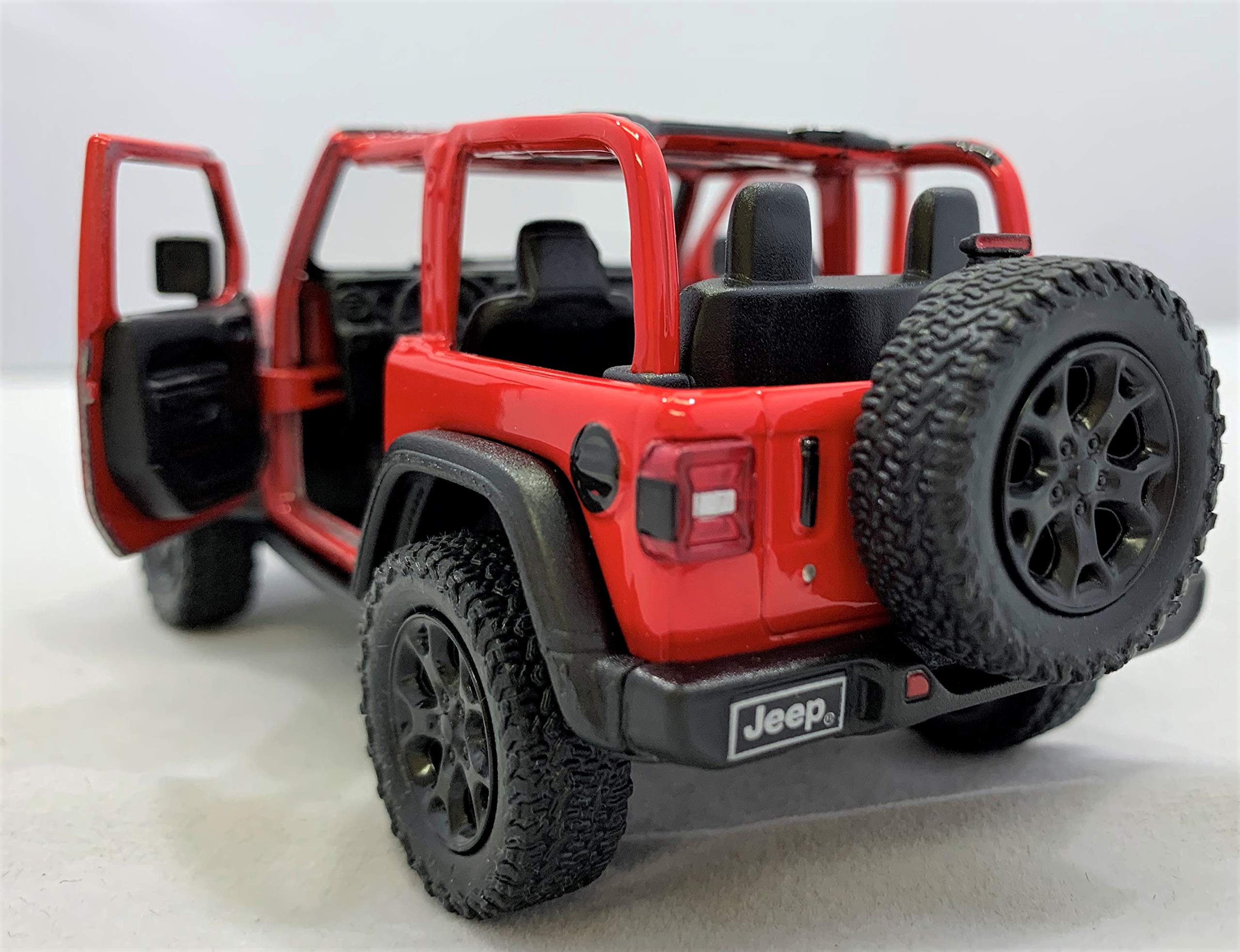 Amazon | KiNSMART 1/34 2018ジープラングラー プルバックミニカー (赤