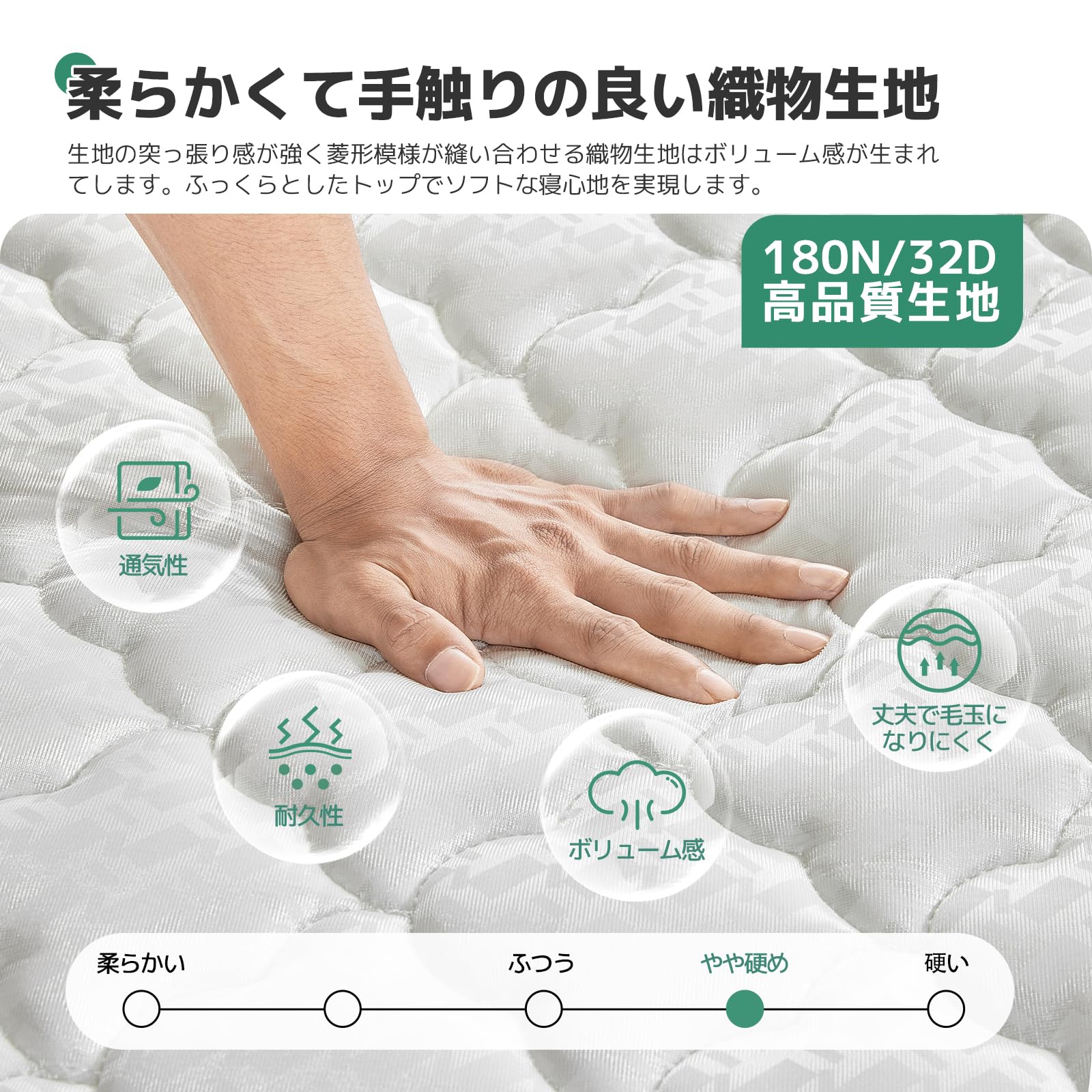 Amazon.co.jp: 【VIGOR】Novilla マットレス ダブル やや硬め 厚さ20cm