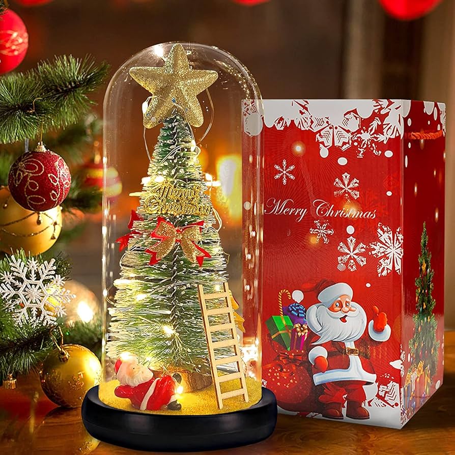 Amazon.co.jp: Brabola~Sunshine限定！卓上クリスマスツリー ガラス