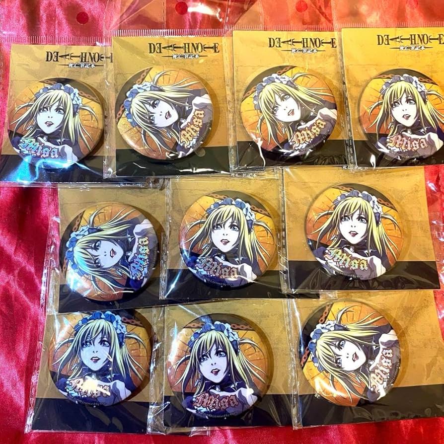 Amazon.co.jp: デスノート 海外限定 公式 ホログラム缶バッジ 10個 弥