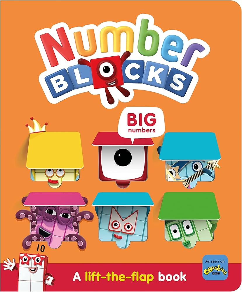 Numberblocks Big Numbers: A Lift the Flap Book: Sweet Cherry
