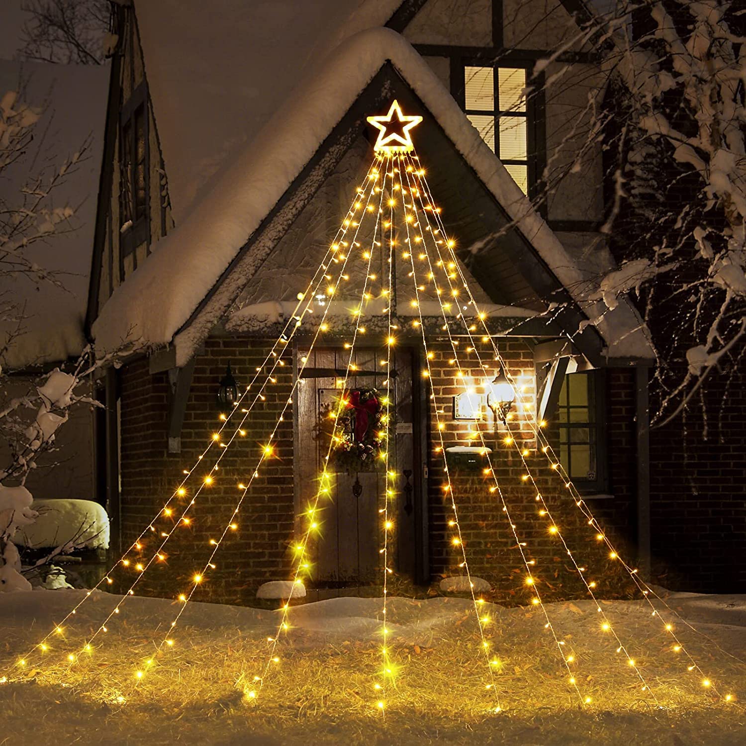 Amazon.co.jp: IFEND クリスマス イルミネーション 屋外 ソーラー