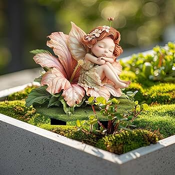 Amazon.co.jp: S-DEAL 2D 妖精フィギュア ガーデン プラグ、屋外