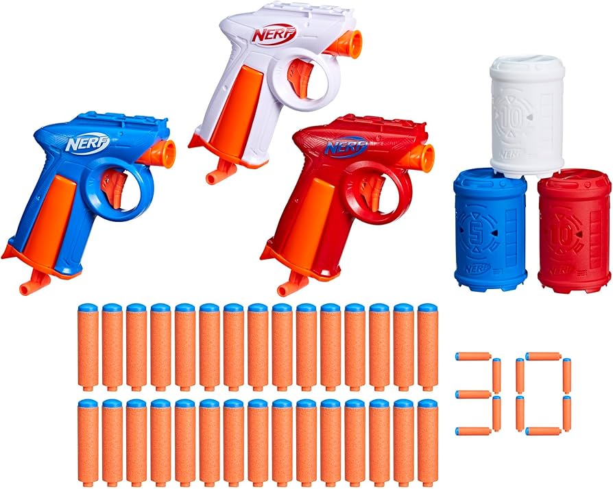 Amazon.com: Nerf N Series Backyard Triple Pack, Includes 3 Flex