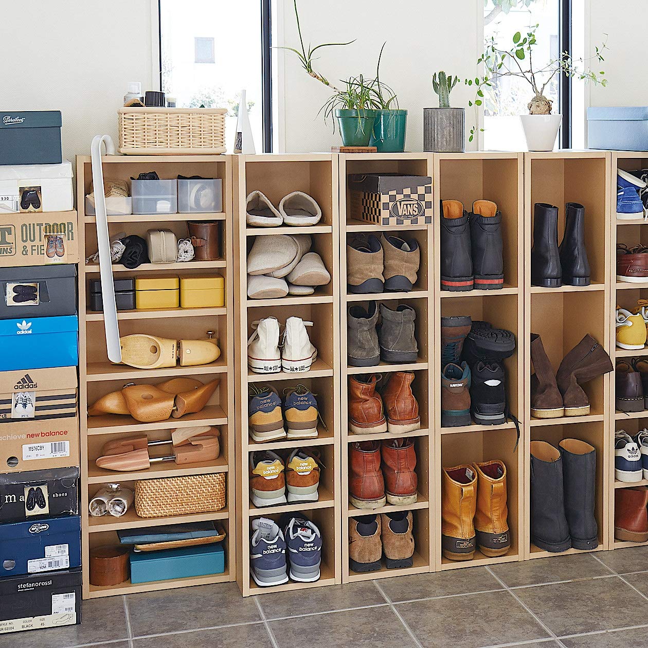 Amazon.co.jp: 無印良品 パルプボードボックス・フリーラック/ベージュ