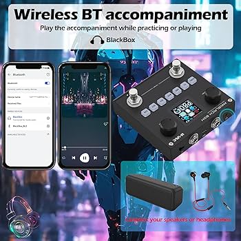 Amazon.com: M-VAVE ANN Black Pedal Box Multi Effects Guitar Base