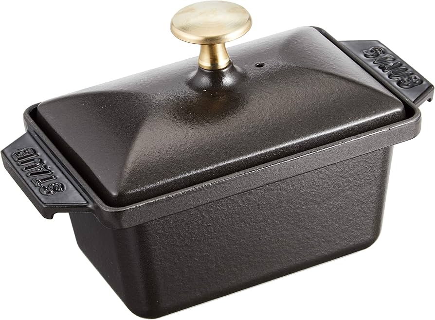 Amazon.co.jp: staub ストウブ 「 ハーフ テリーヌ ブラック 15x11cm