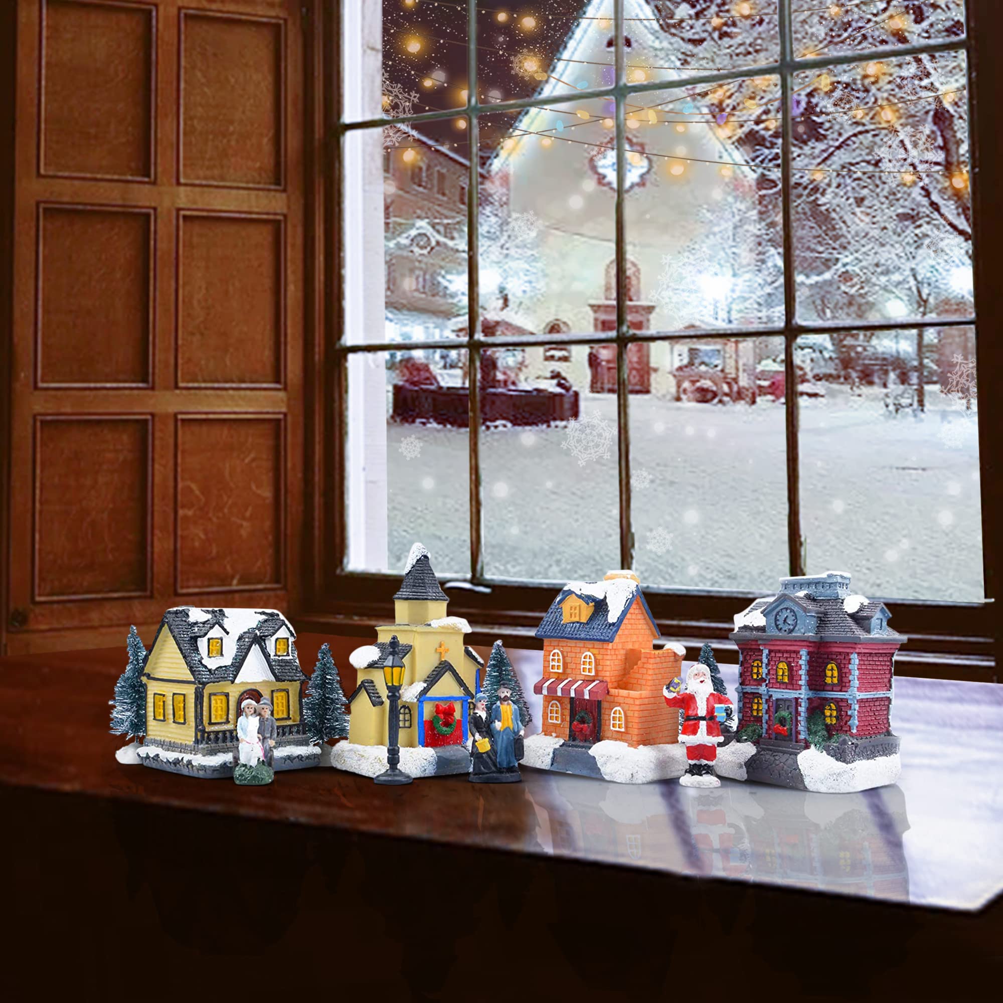 Amazon | ZornRC クリスマスビレッジセット - クリスマス