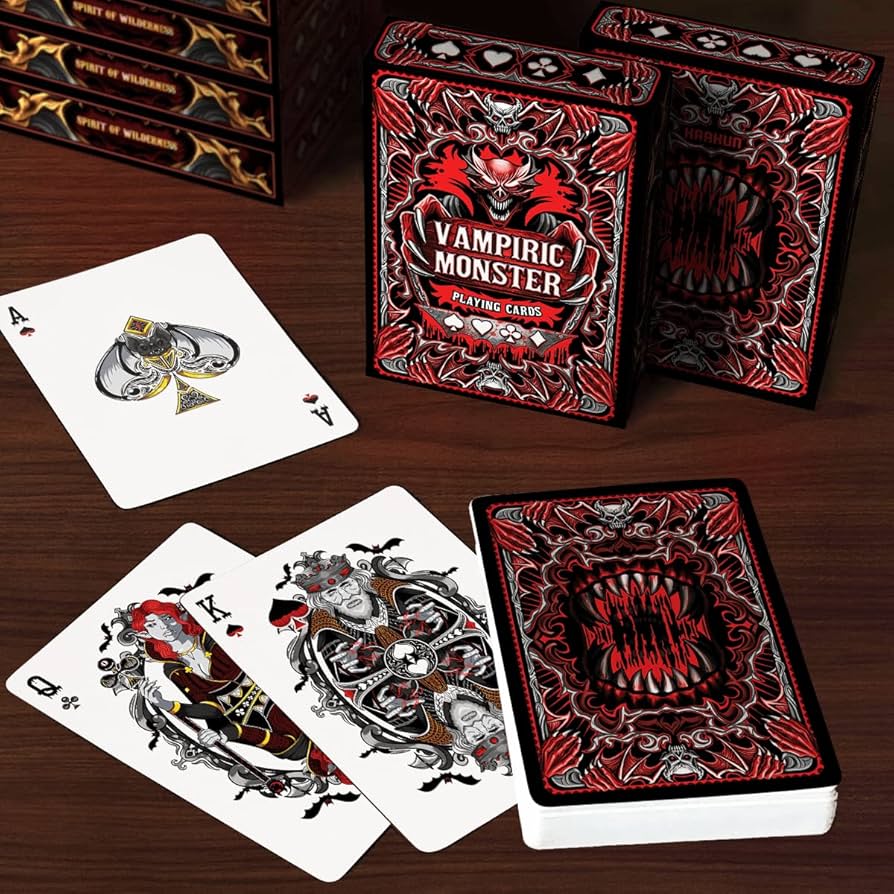 Amazon.co.jp: HAAKUN 吸血鬼 トランプ ホラーカード デッキ ボード