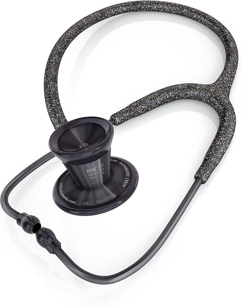 Amazon.co.jp: MDF聴診器 MDF797TGLBO（BlackGlitter-Blackout）チタン