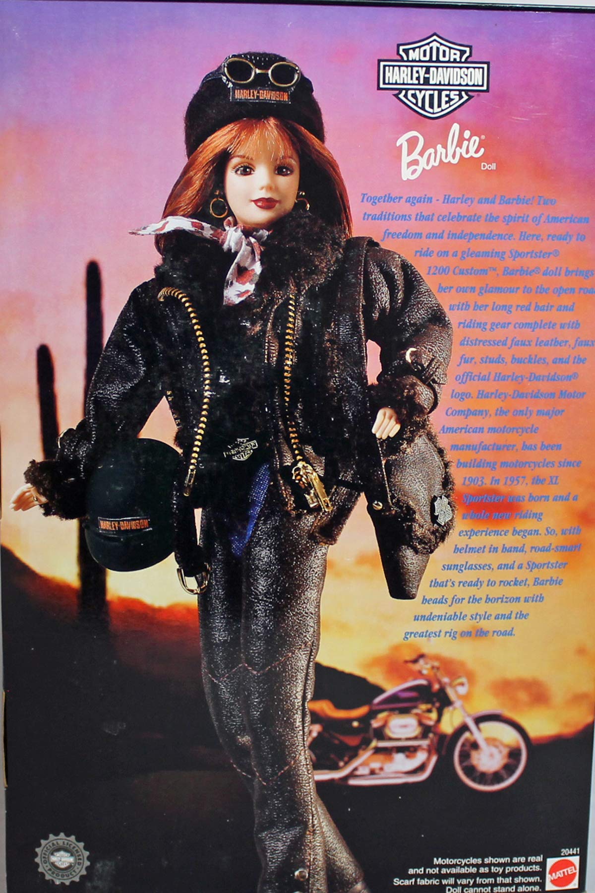 Amazon.com: Barbie Harley Davidson Doll Number 4 Blonde : Toys & Games