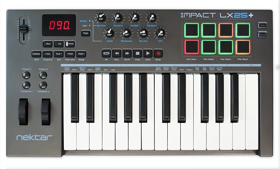Amazon | Nektar Technology IMPACT LX25+ DAW連携MIDIキーボード
