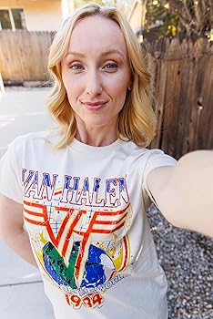Amazon.com: 2Bhip Van Halen 1984 World Tour Adult Short Sleeve