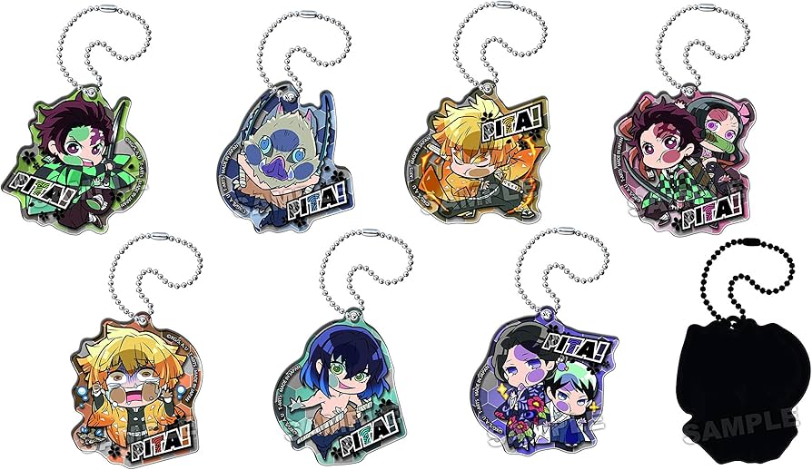 Amazon.co.jp: ぴた!でふぉめ 鬼滅の刃 アクリルキーホルダー vol.2