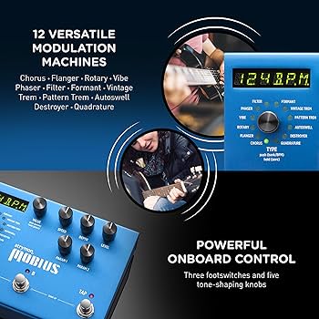 Amazon.com: Strymon Mobius 12 Voice Modulation Guitar Effects