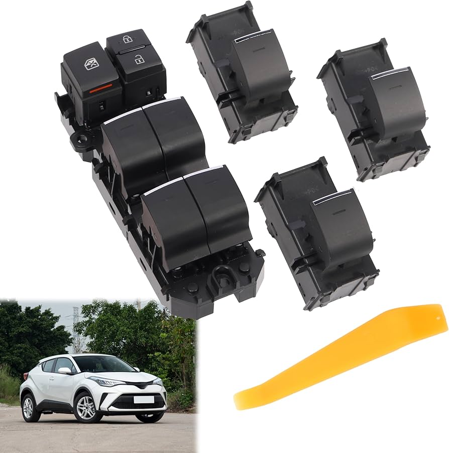 Amazon.com: DOGNNAK Blue LED Master Power Window Switch for Toyota