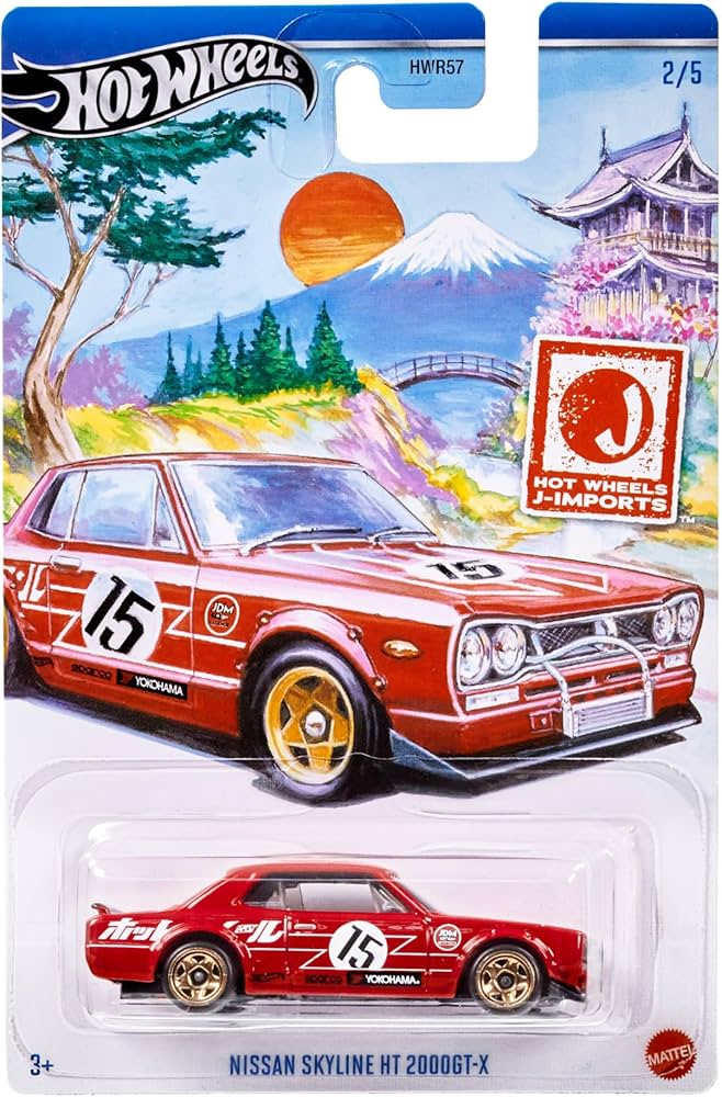 Amazon.com: Hot Wheels J-Imports Nissan Skyline HT 2000GT-X, Die