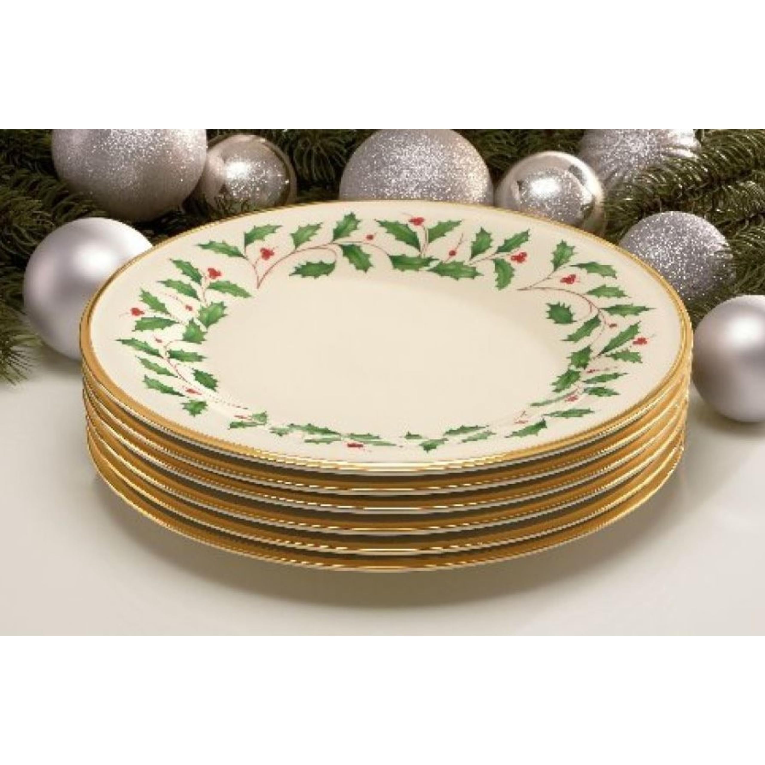 Lenox 835217 Holiday Dinner Plate Set, Buy 3 Get 6 : Amazon.ca: Home