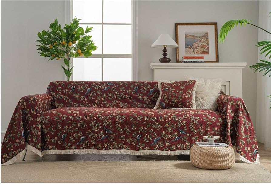 Amazon｜ソファカバー ヴィンテージ ソファーカバー マルチカバー 2人