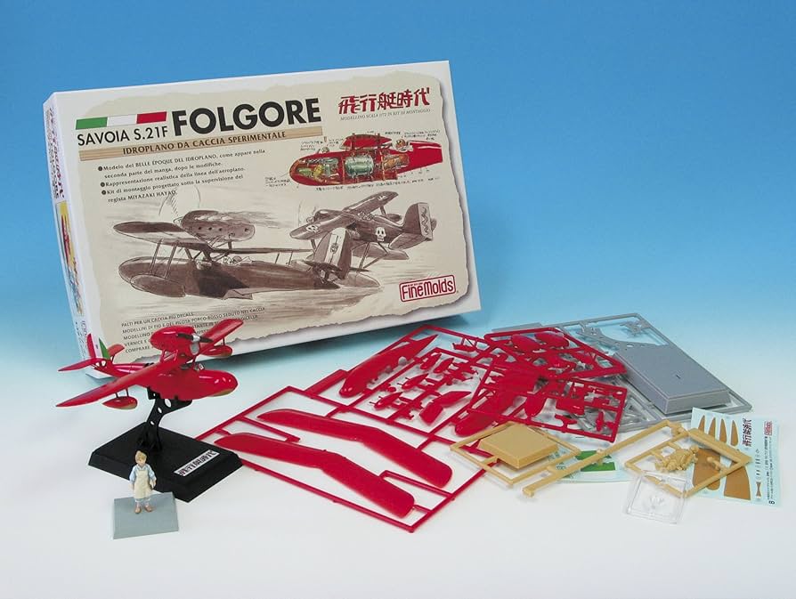 Amazon.com: Porco Rosso - Savoia S.21F Folgore - 1/72 Plastic