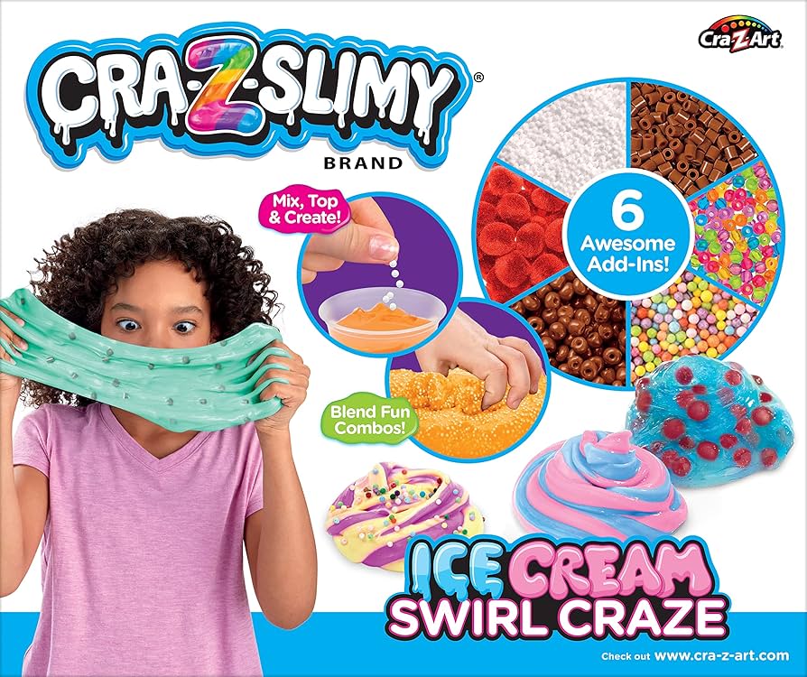 Amazon.com: CRA-Z-Slimy Ice Cream Shop Premade Slime Set : Toys
