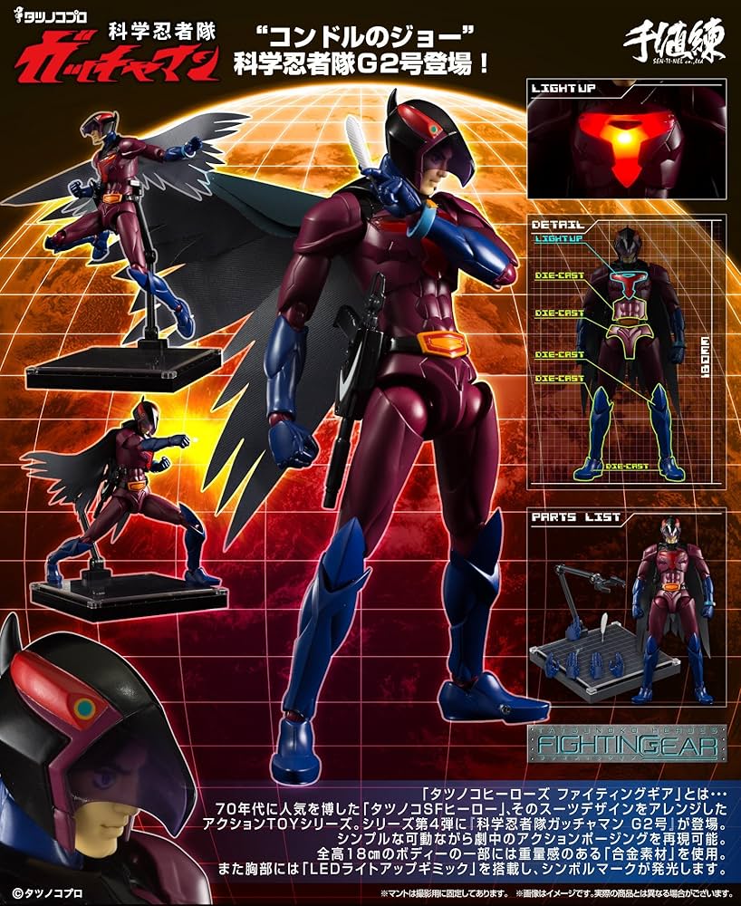 Amazon | タツノコヒーローズ ファイティングギア 科学忍者隊